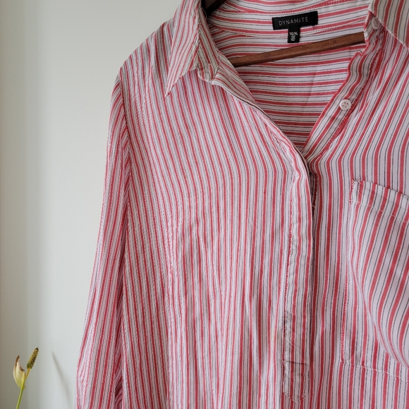 Striped button down shirt - Picture 2 of 2